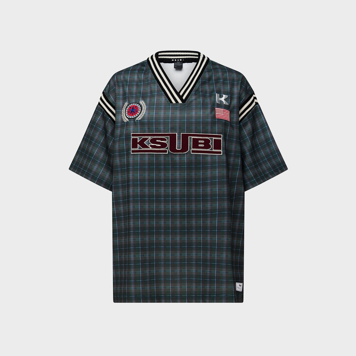 Ksubi Union Jersey - Hunter Plaid