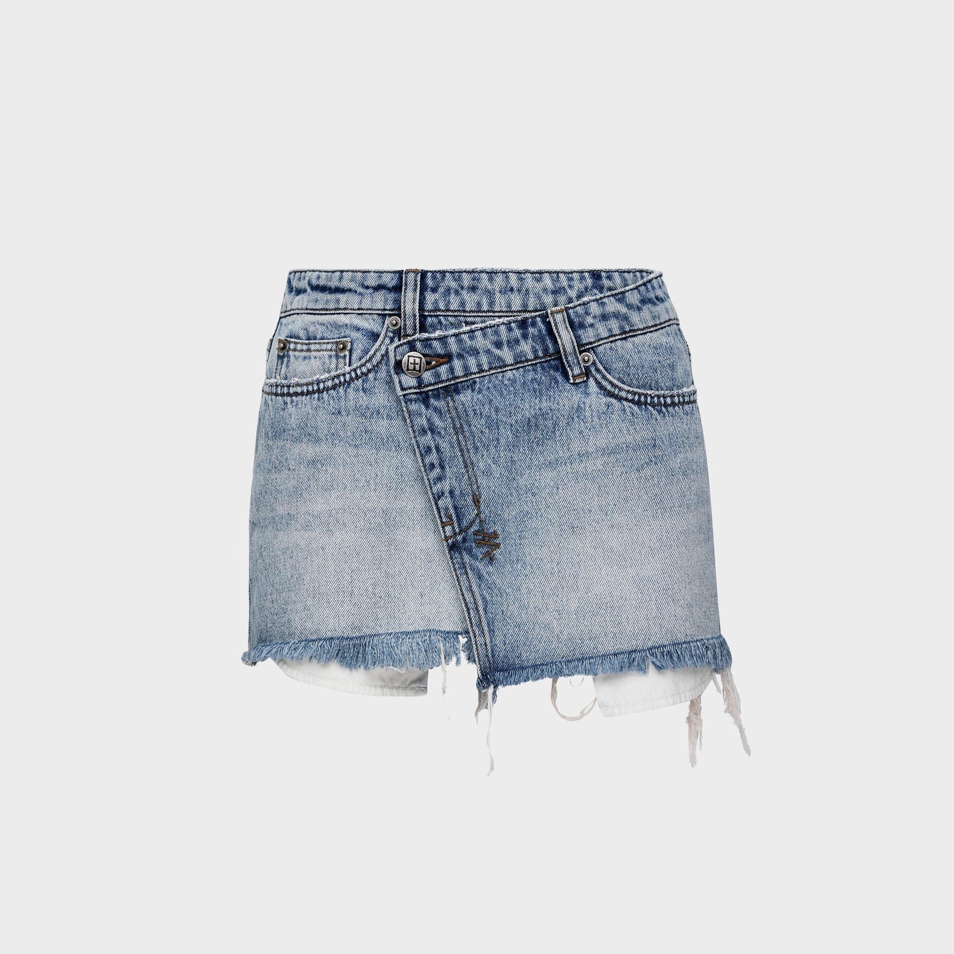 Ksubi Micro Mini Rap Skirt - Vapour
