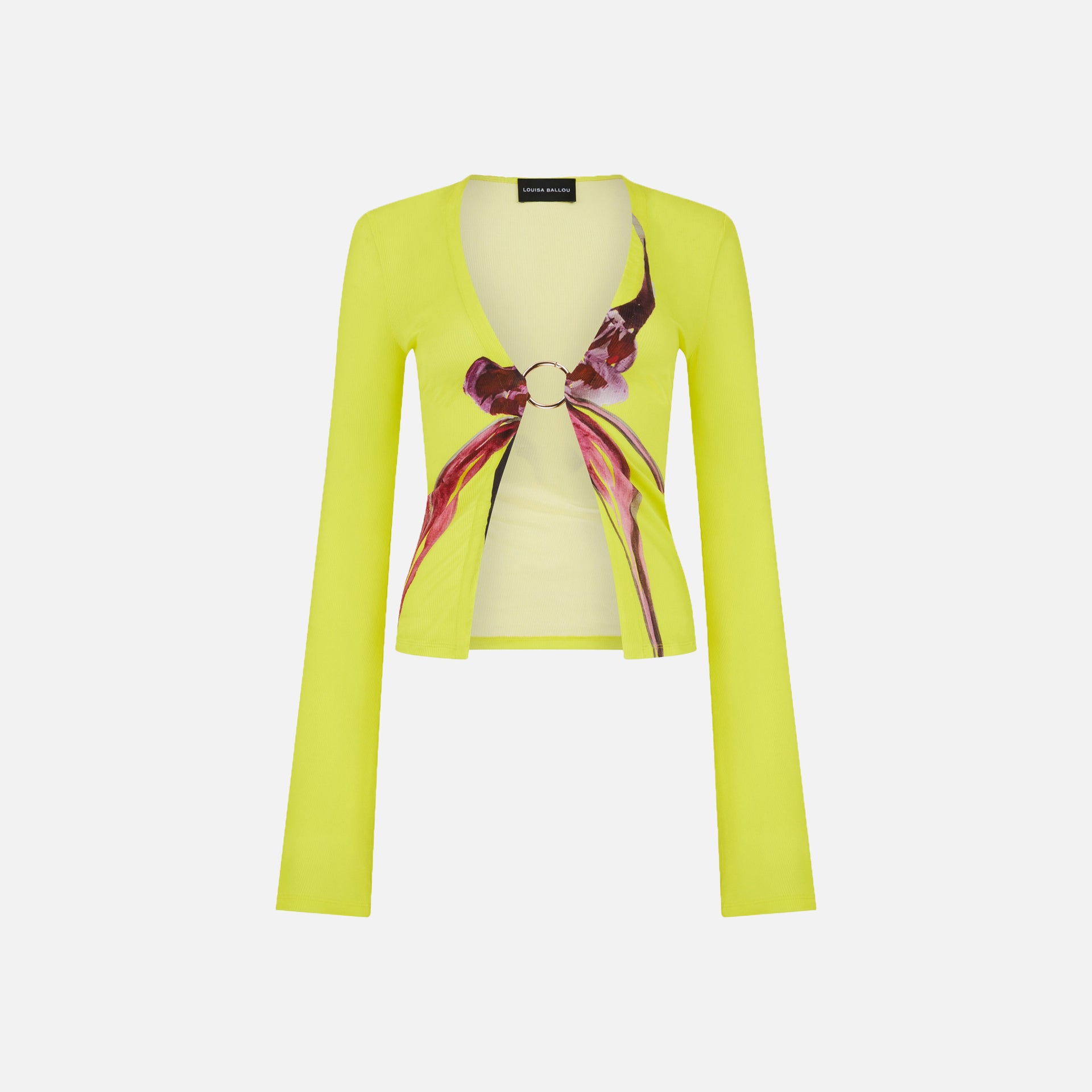 Louisa Ballou Long Cardigan - Caledenia Orchid