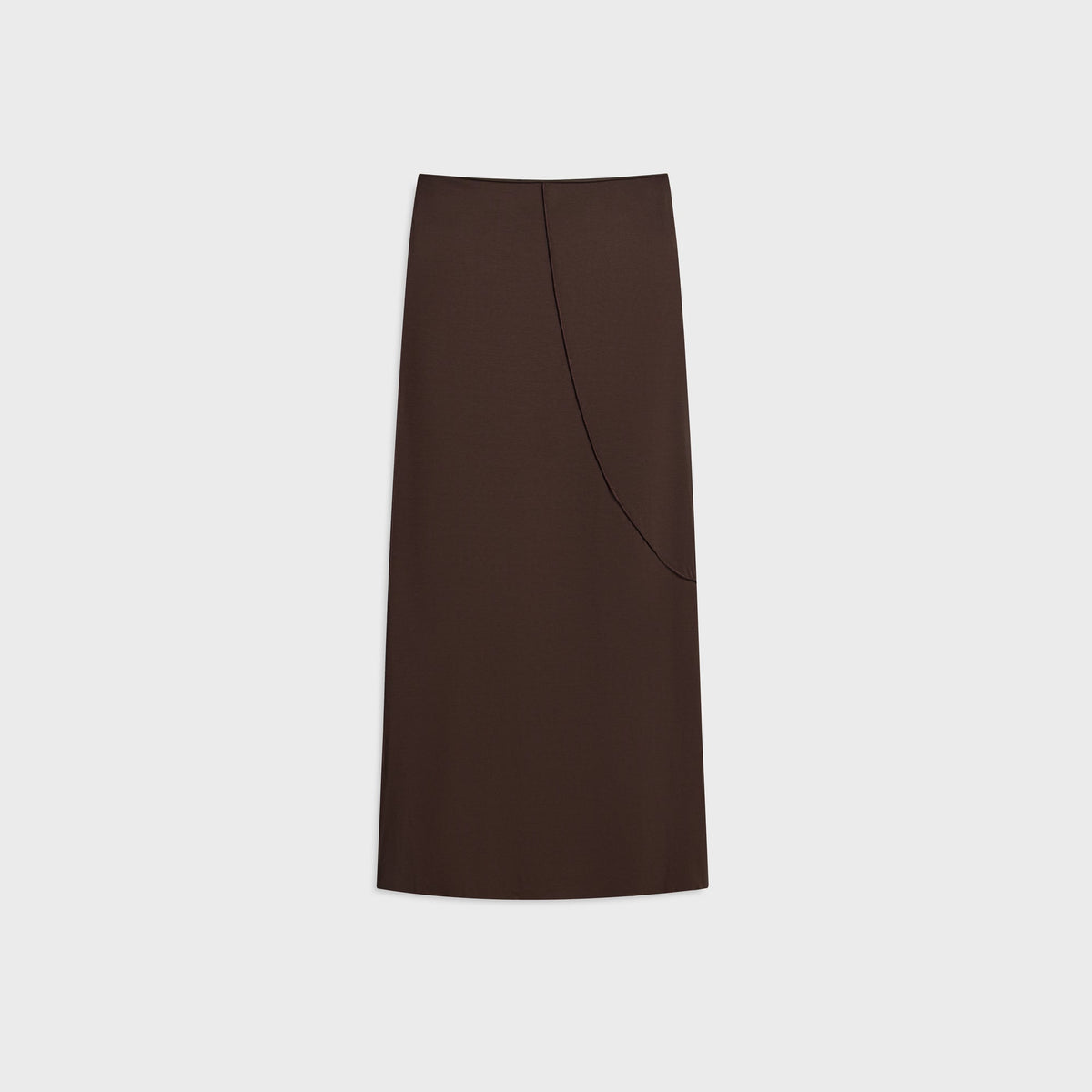 The Line by K Vana Fitted Maxi Skirt - Chocolate