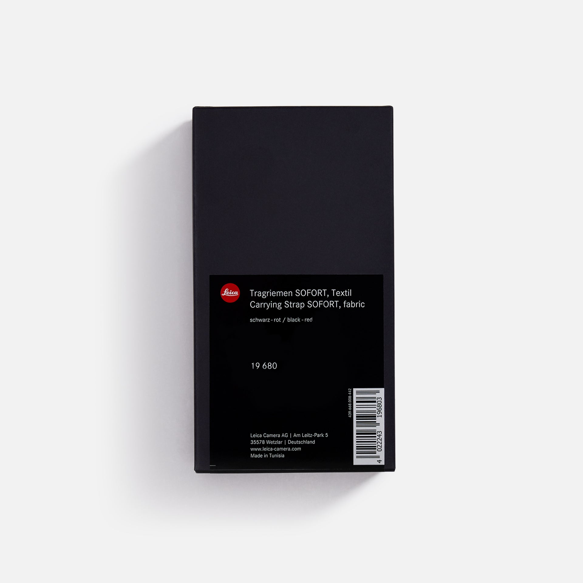 Leica Carrying Strap SOFORT - Black / Red