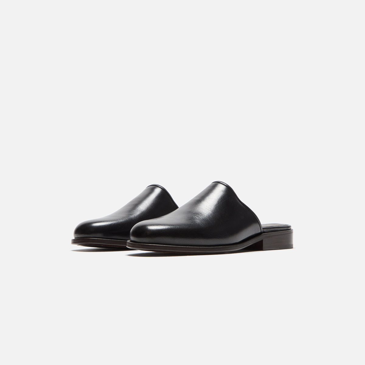 Lemaire Square Mule - Black