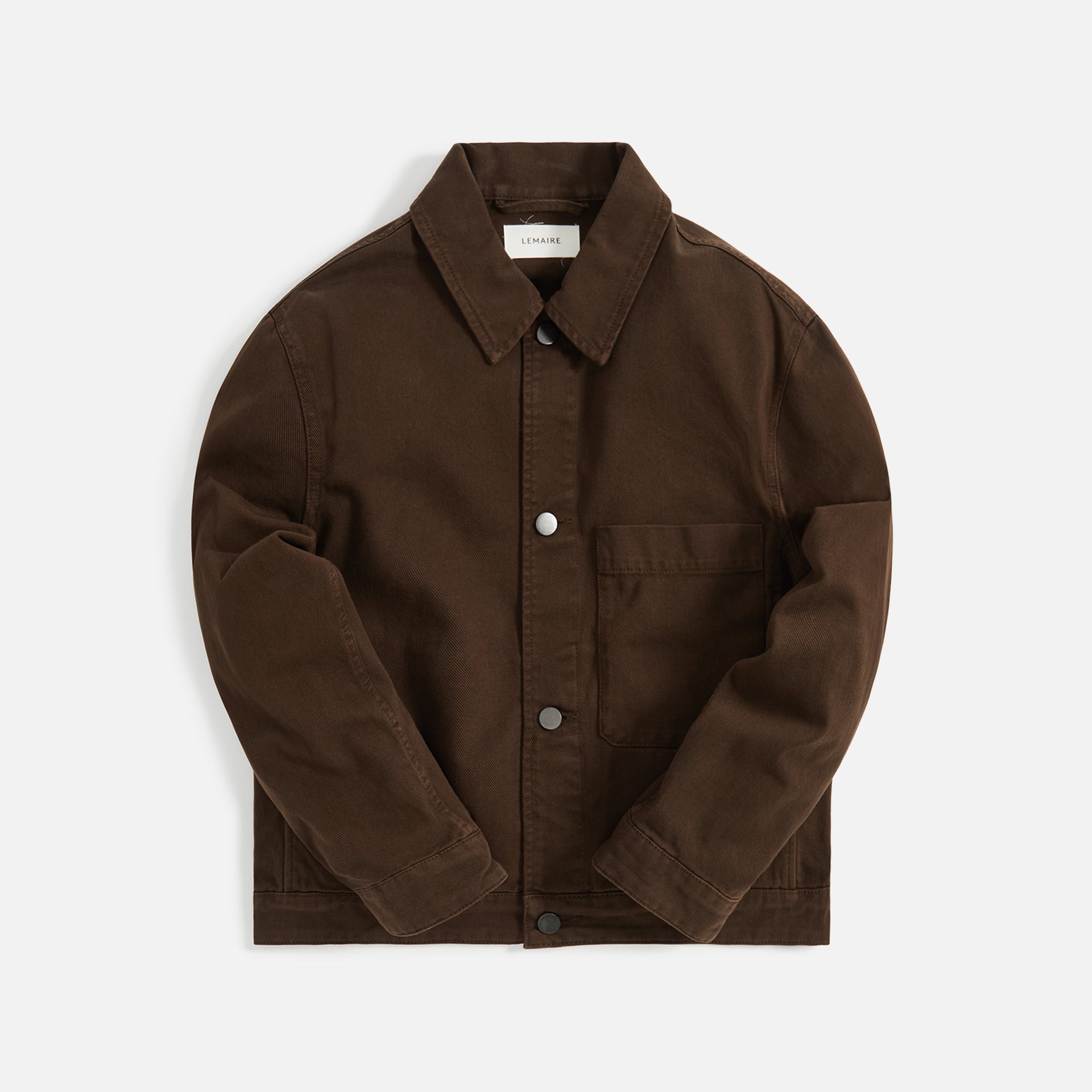 Lemaire Boxy Trucker Jacket - Espresso