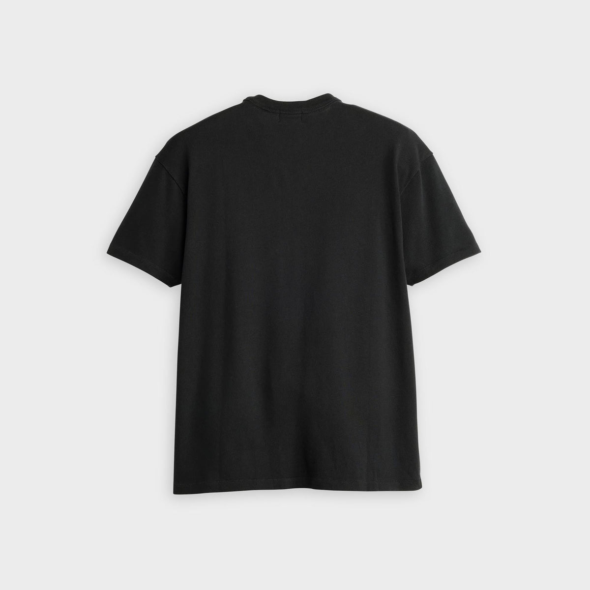Levi's Vintage Clothing 1960s Casuals Tee in jet black, back view with crew neck and boxy fit
