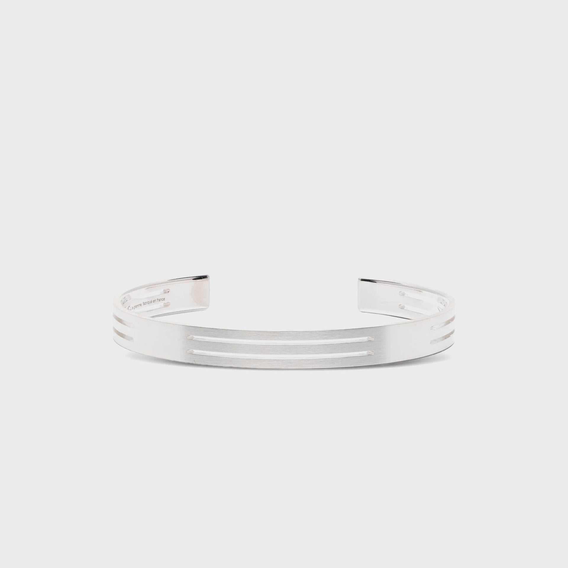 Le Gramme Grammes Punched Bracelet - Silver