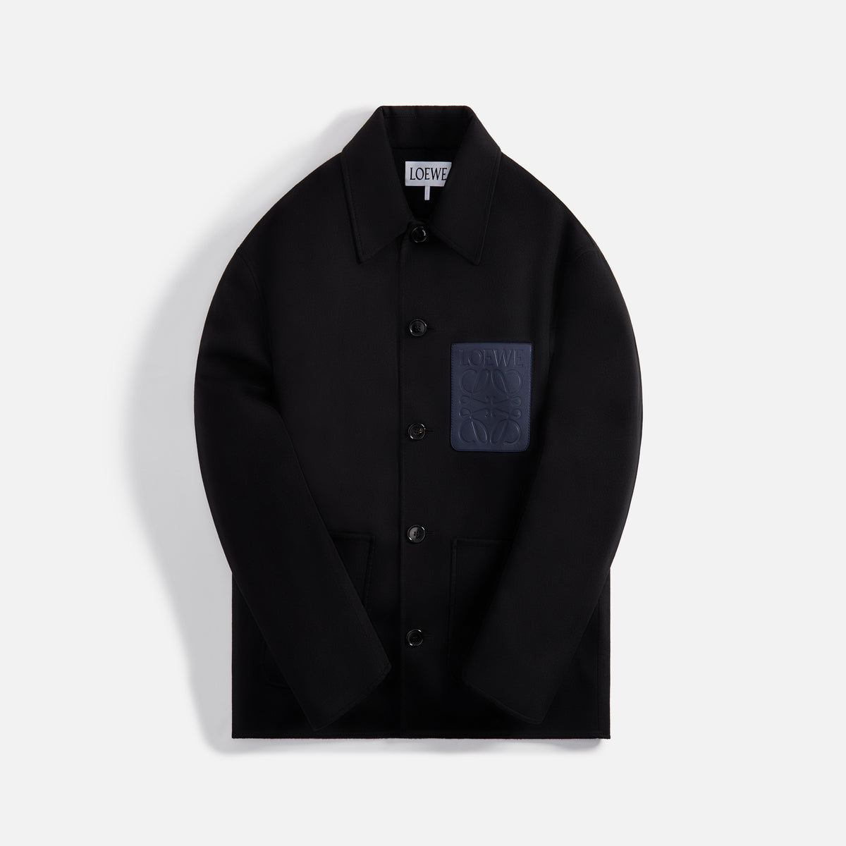 Loewe Workwear Jacket Wool Cashmere-  Black