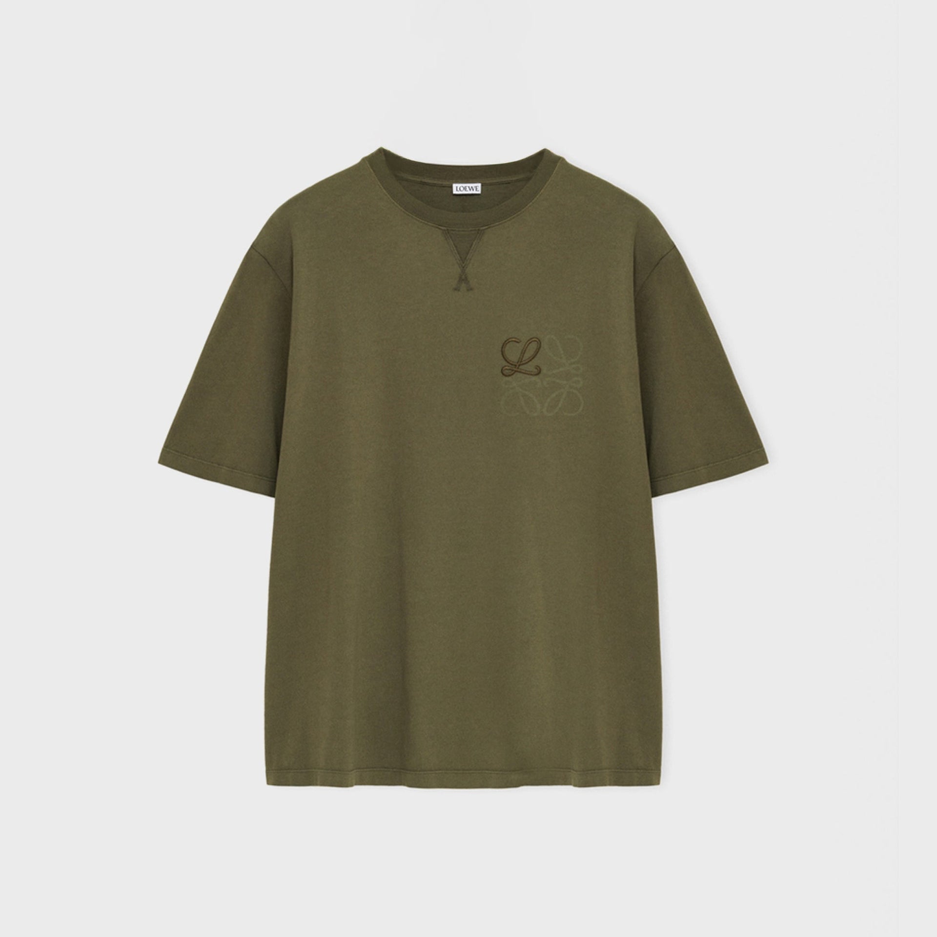 Loewe Loose Fit Tee - Khaki Green