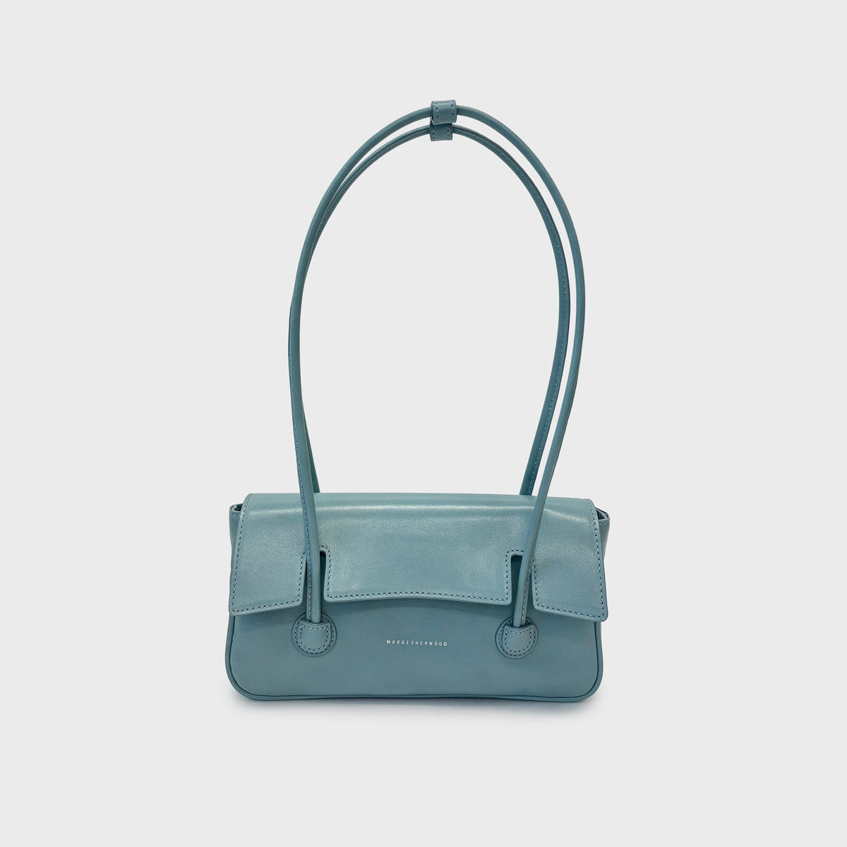 MARGESHERWOOD Flap Small Bag - Mint Glossy Plain