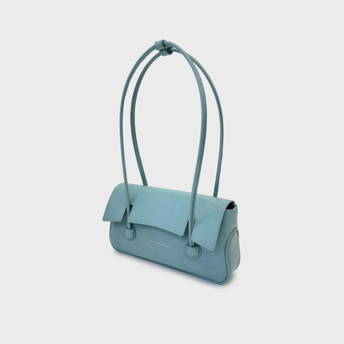 MARGESHERWOOD Flap Small Bag - Mint Glossy Plain