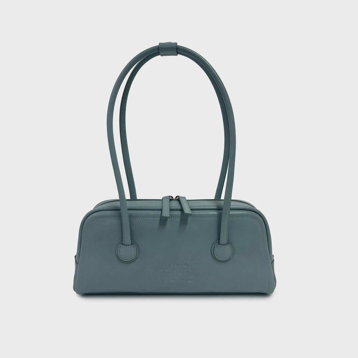 MARGESHERWOOD Soft Boston EW Bag - Mint Glossy Plain