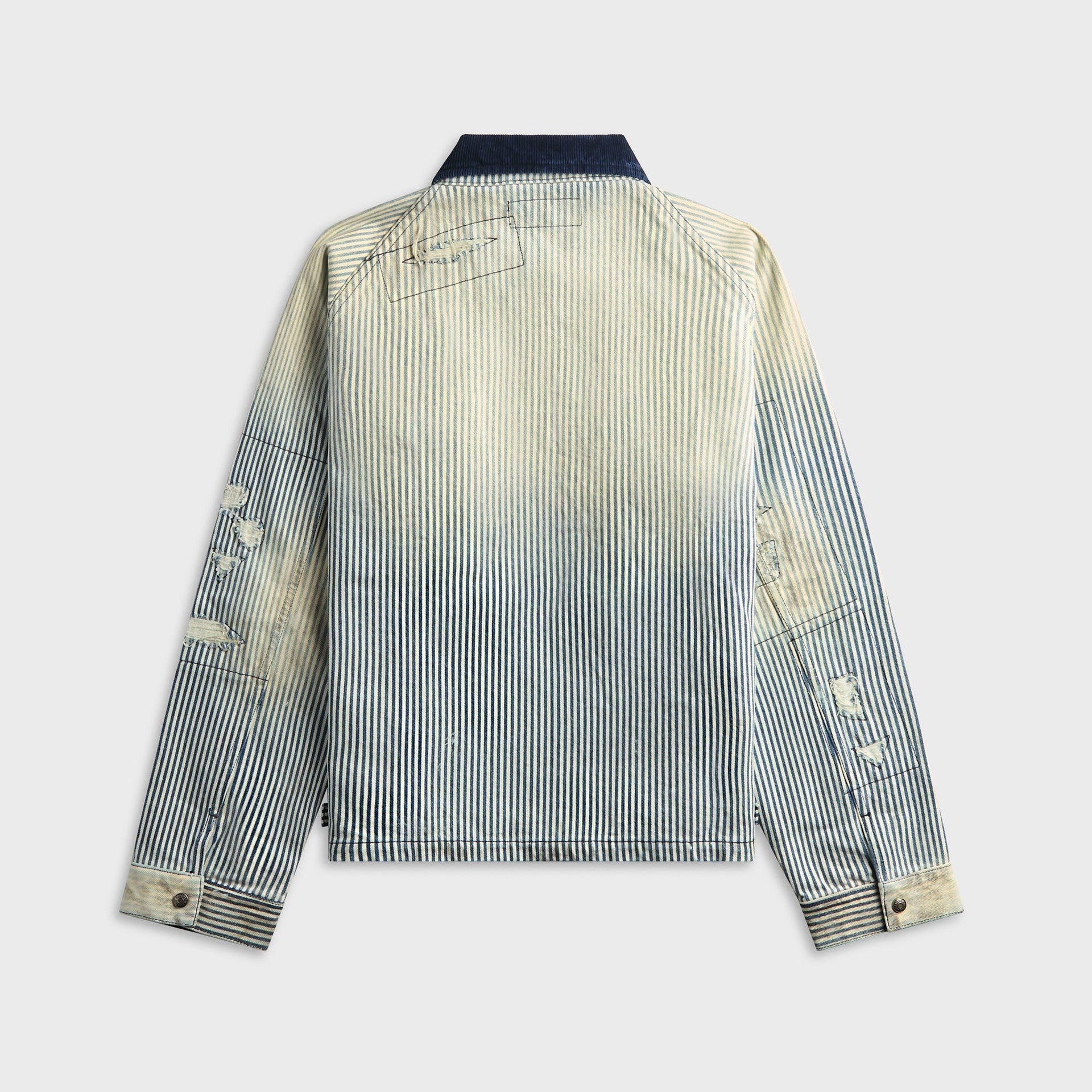 Coût De La Liberté Alfred Work Wear Cargo Pocket Denim Jacket - Oil Ship Rig
