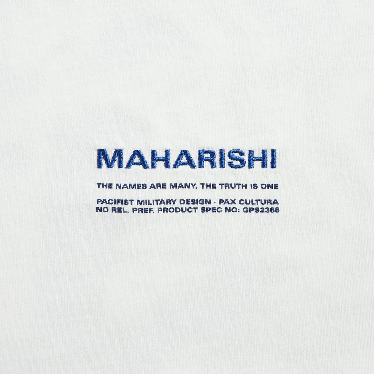 Maharishi 1453 Less Dangerous Tee in White