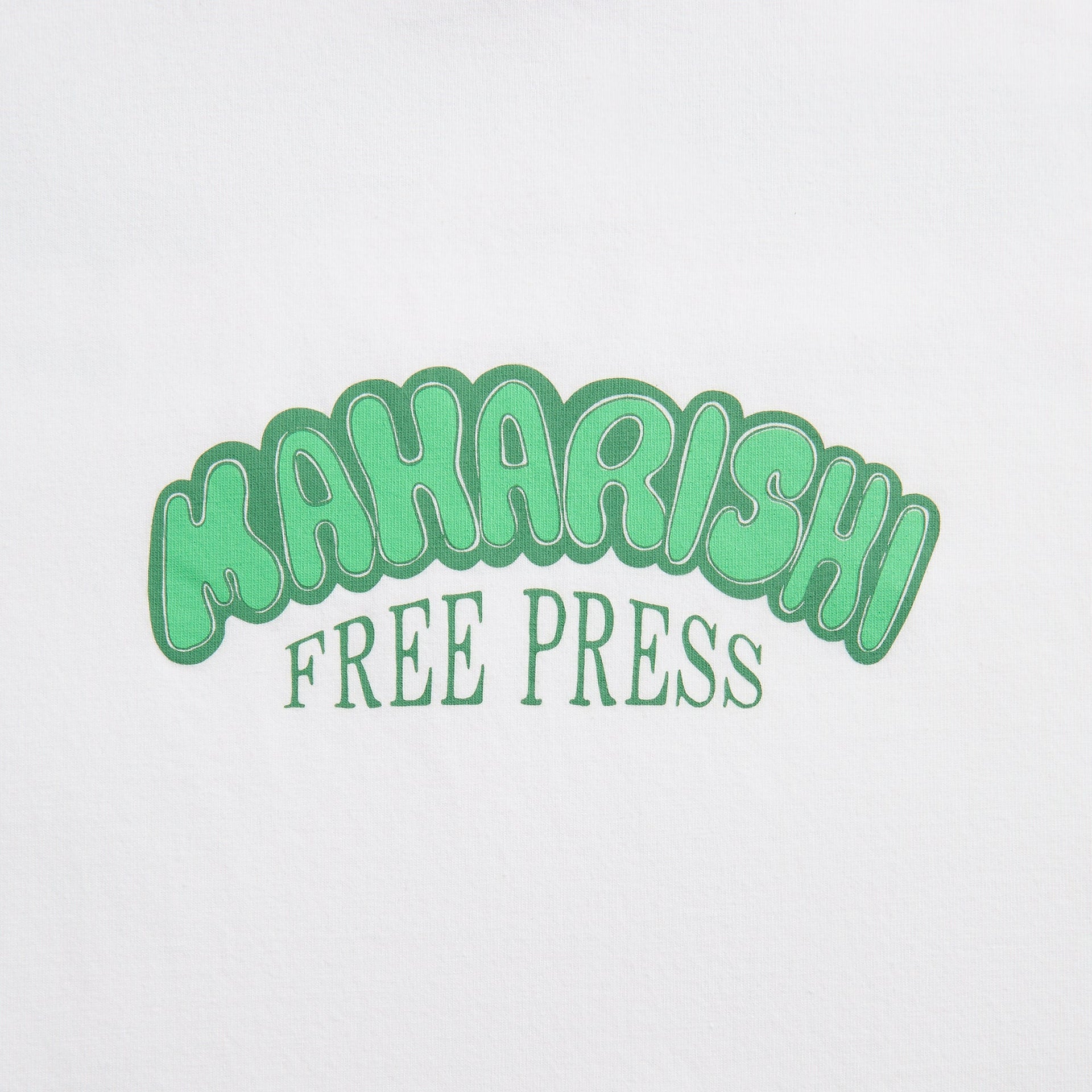 Maharishi 2204 Grunt Free Press Tee - White