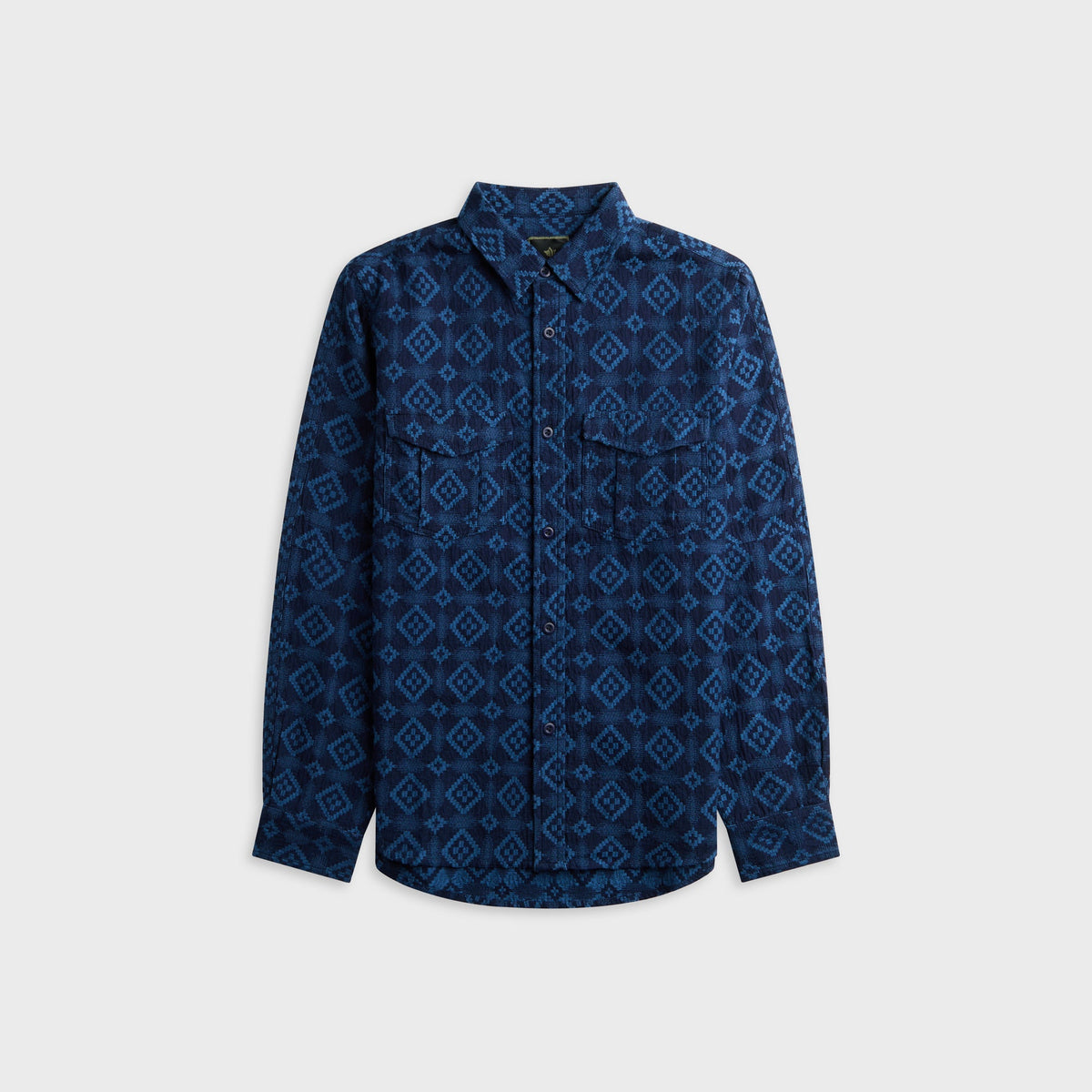 Maharishi Komon Aizome Custom Shirt - Blue