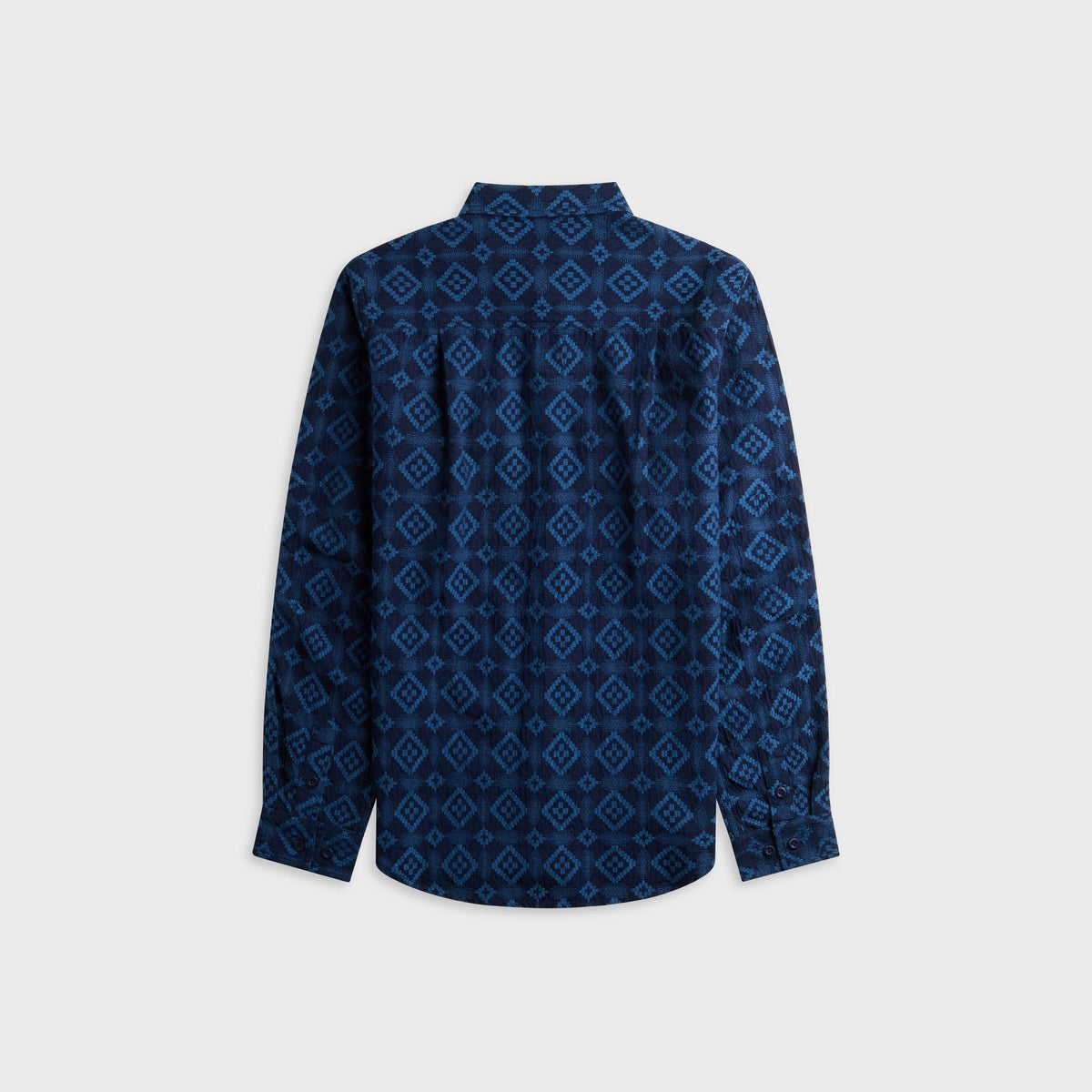 Maharishi Komon Aizome Custom Shirt - Blue