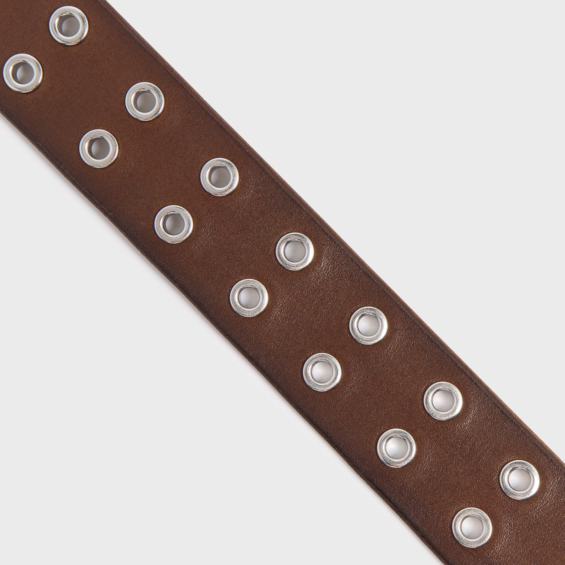 Maximum Henry Double Eyelet Belt - Dark Brown