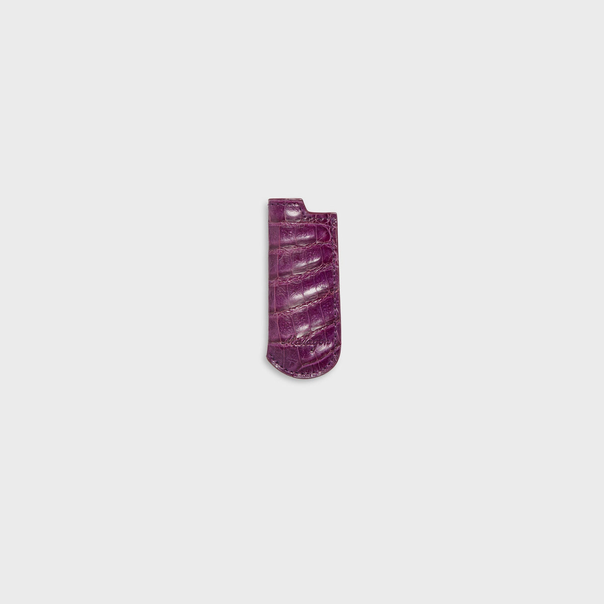 Malagon Croc Lighter Cover - Deep Purple 3