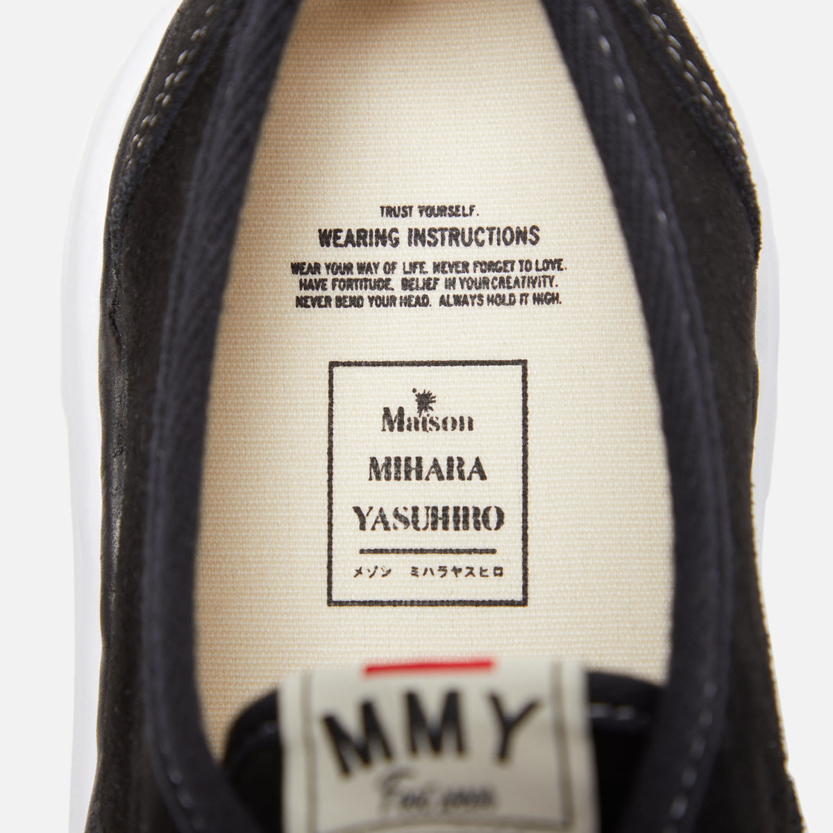Mihara Yasuhiro Baker Low OG Sole - Suede Black