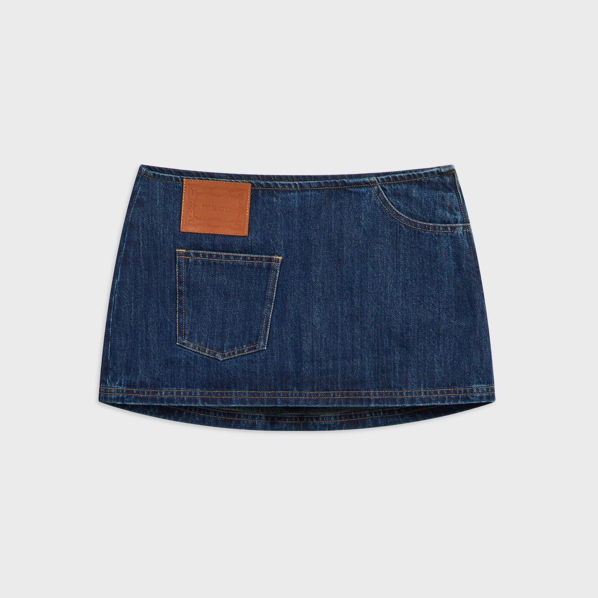 Miaou Elektra Skirt - Dark Denim