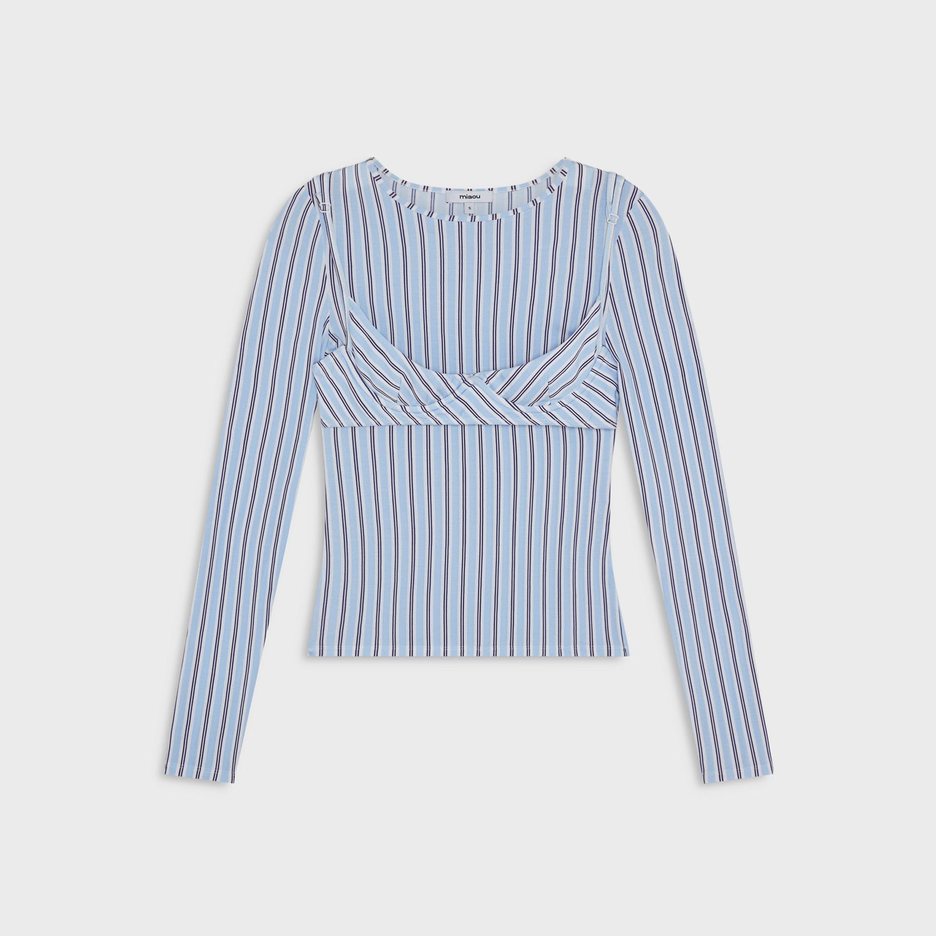 Miaou Cara Top - Blue Stripe
