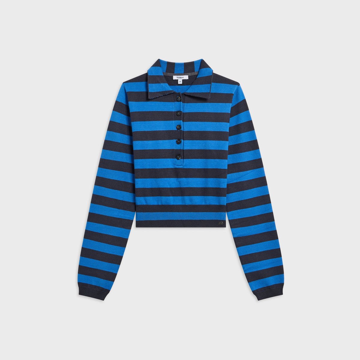 Miaou Esme Sweater - Blue / Grey Stripe