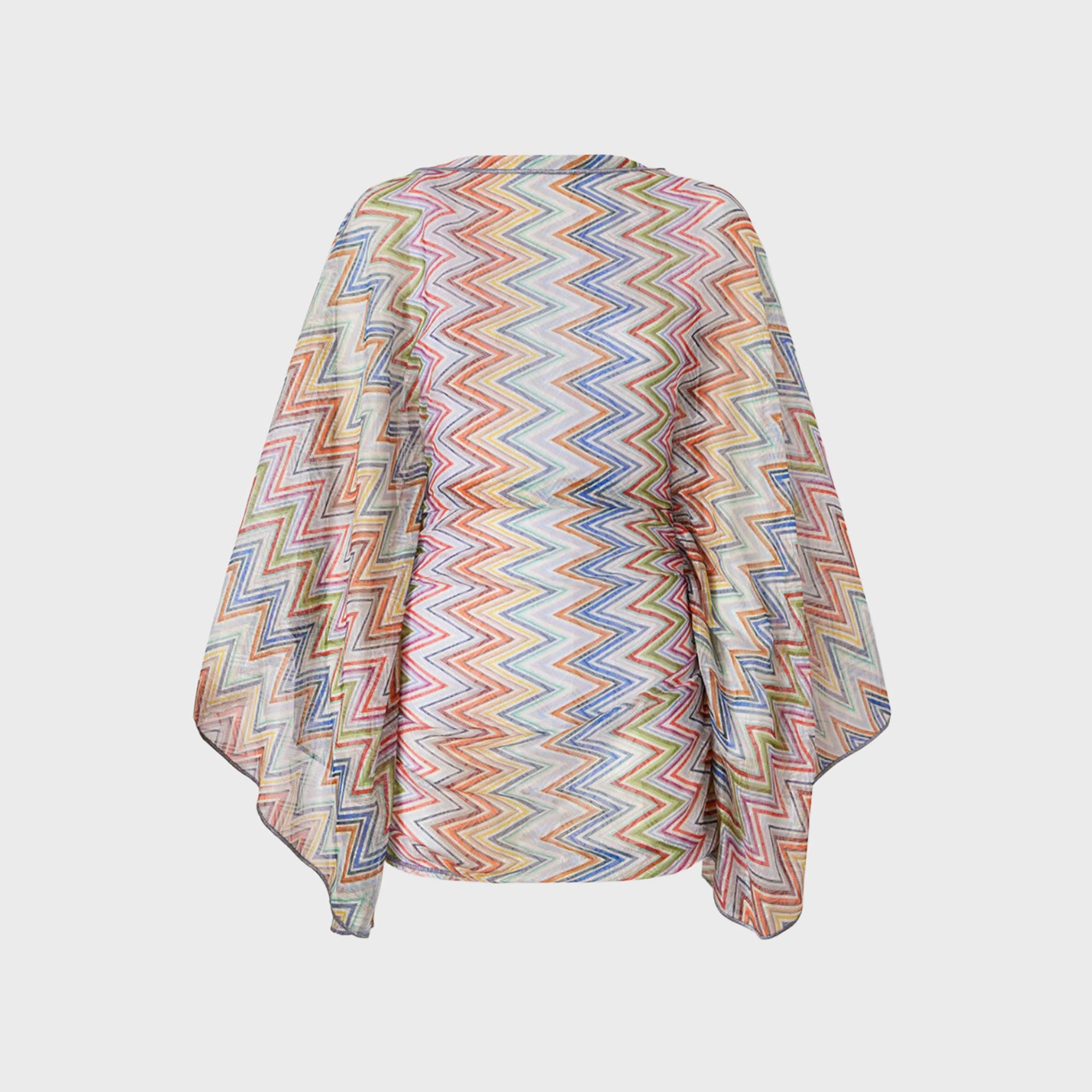 Missoni Short Cover-Up Caftan With Batwing Sleeves - Multi