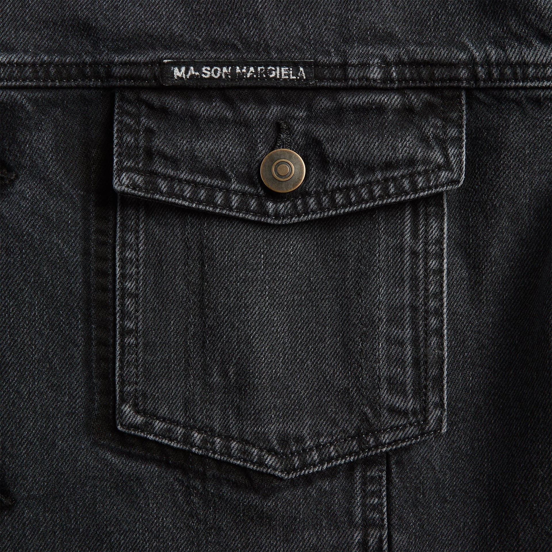 Maison Margiela Men's Denim Jacket - Washed Black