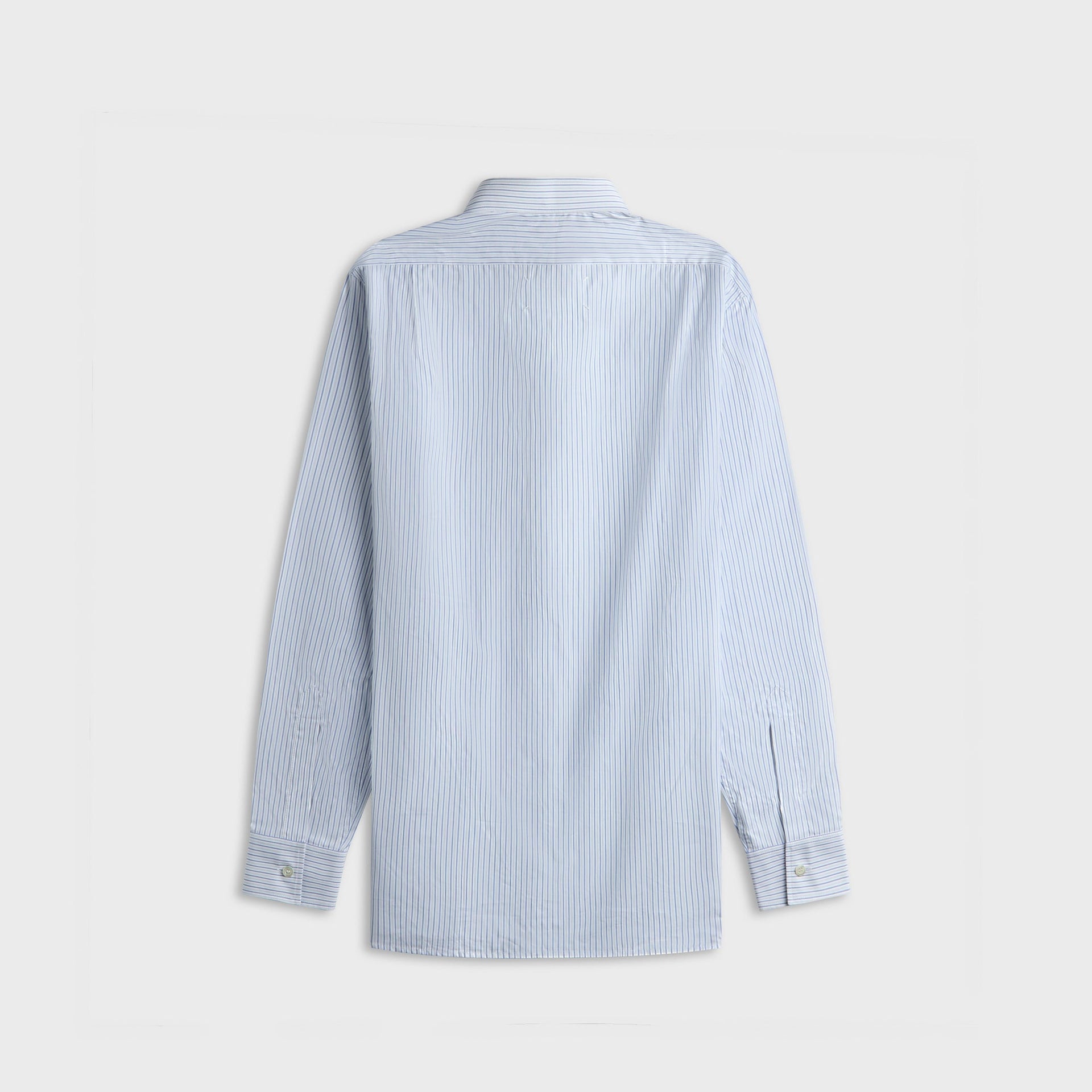 Maison Margiela Striped Cotton Shirt - Pinstripe White / Light Blue