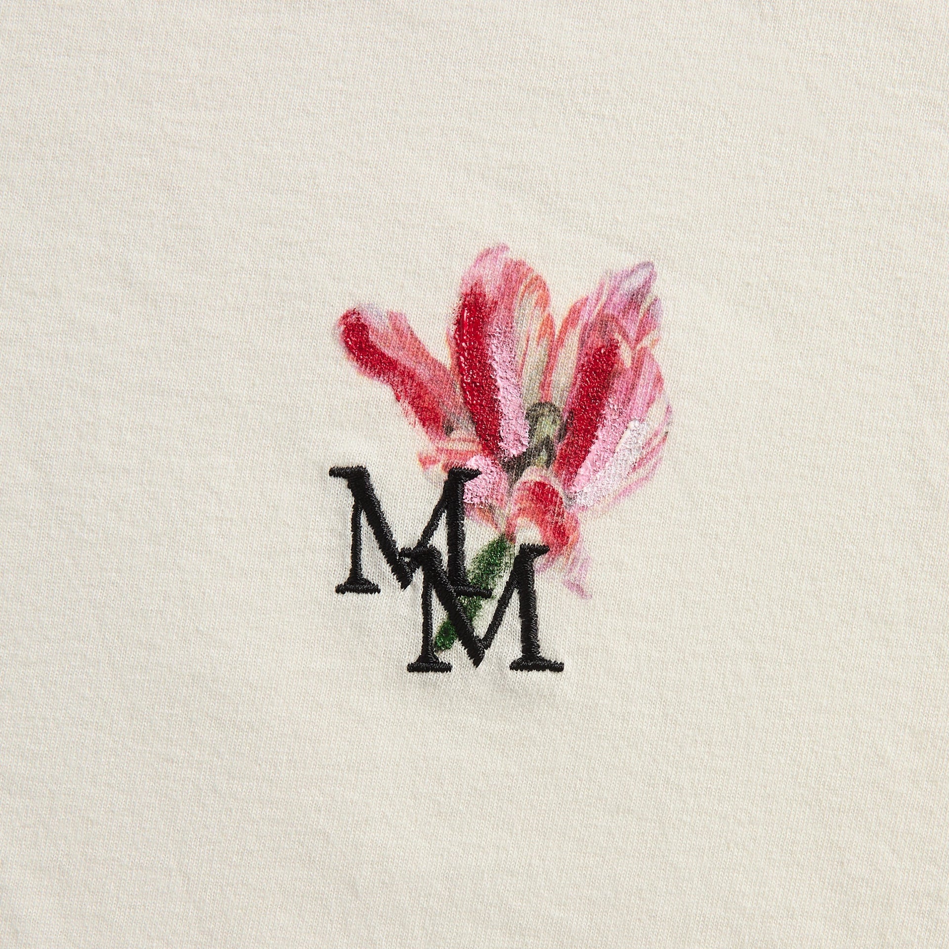 Maison Margiela Floral Print Tee - Off White