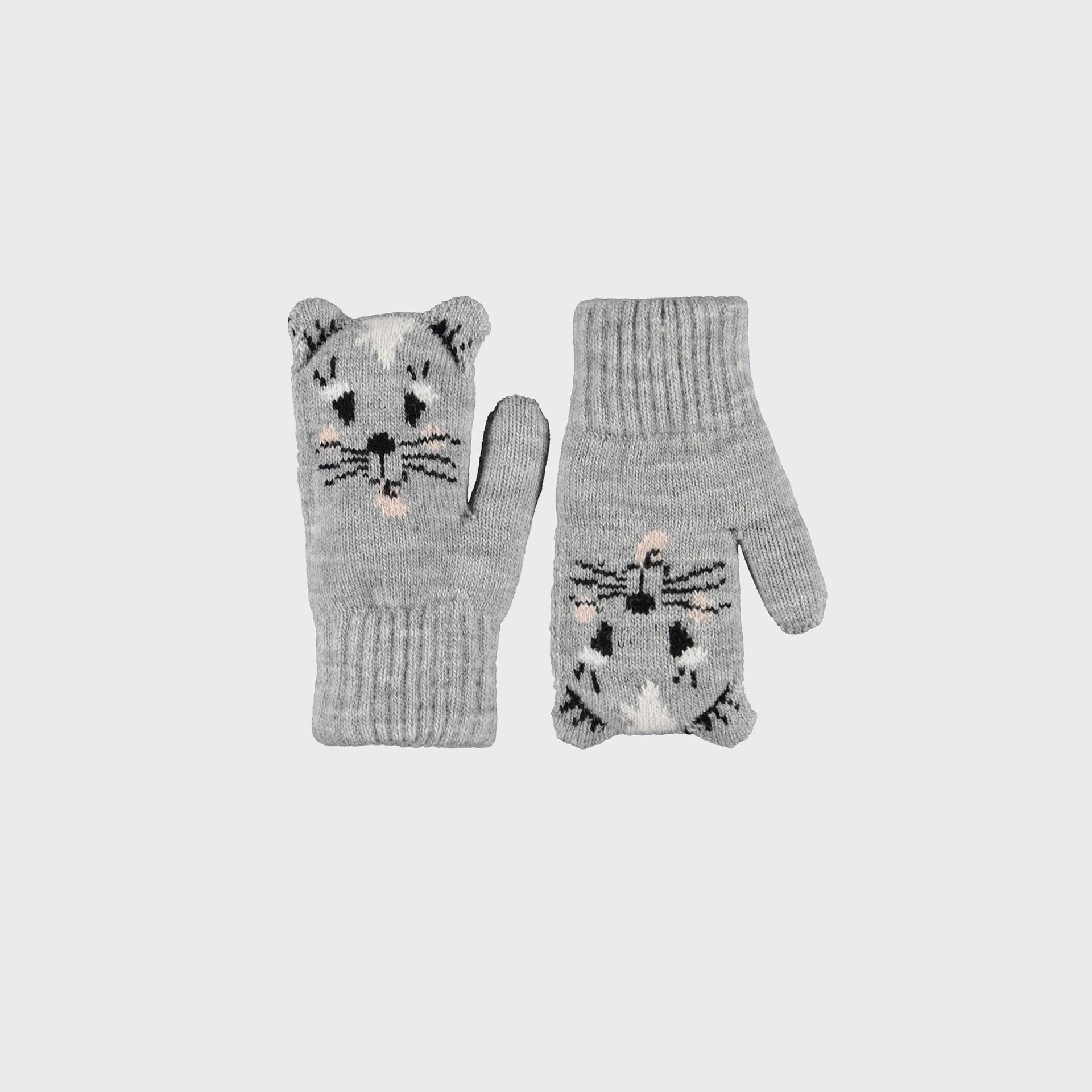 MOLO Kenau Mittens - Grey Melange