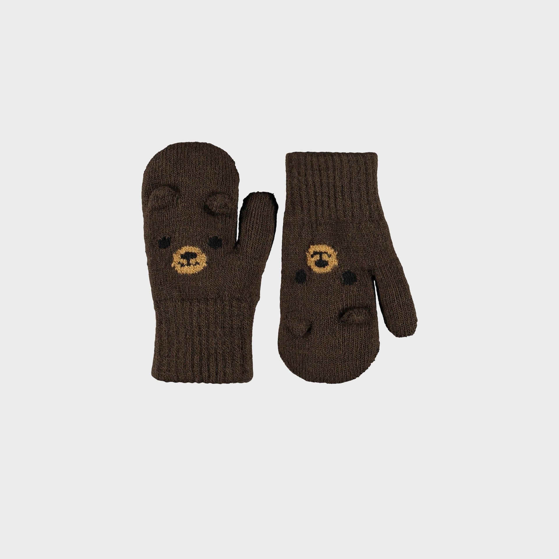 MOLO Kenau Mittens - Dark Brown