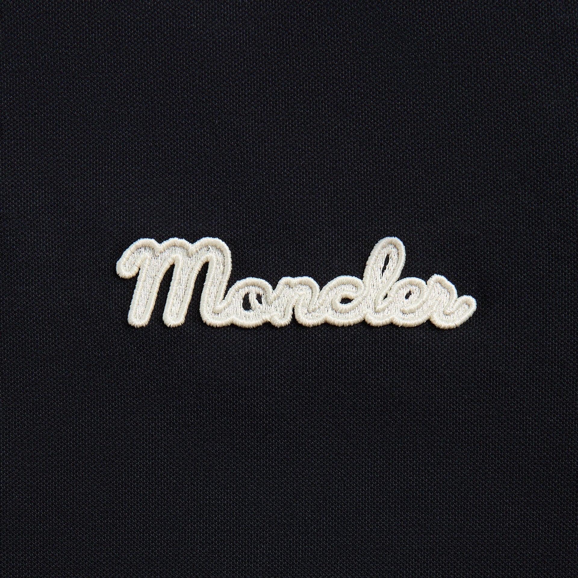 Moncler Logo Polo in Navy