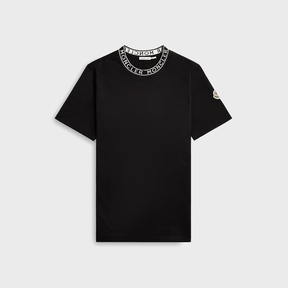Moncler Cotton Jersey Tee - Black