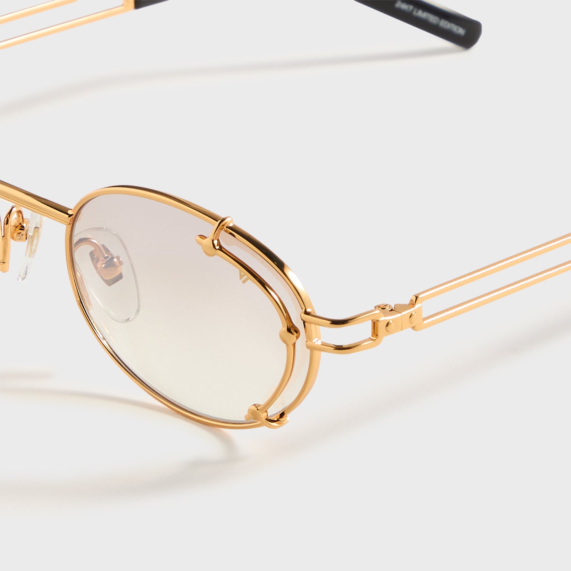 Vintage Frames Knowledge 24KT in Yellow Gold / Brown Smoke Gradient