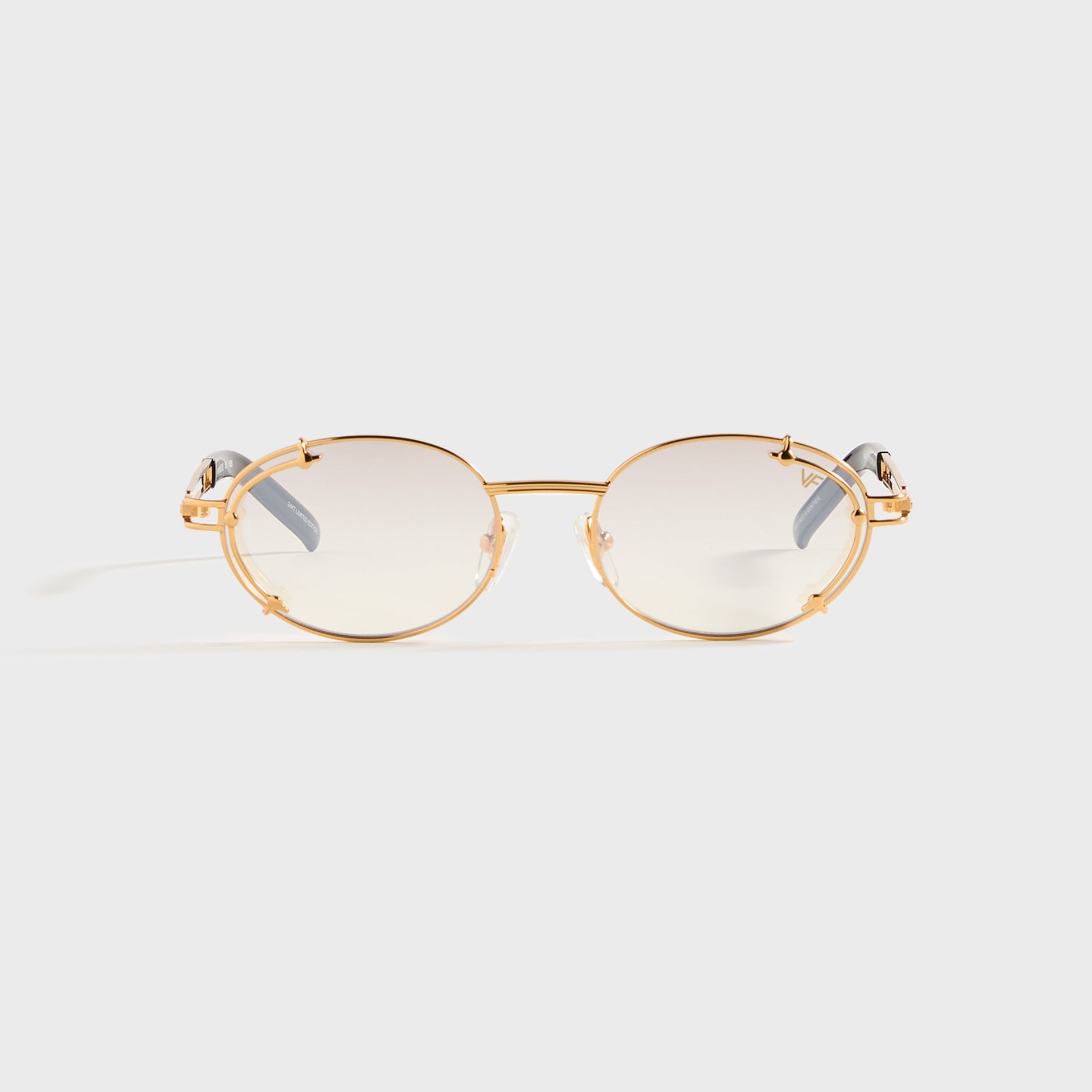 Vintage Frames Knowledge 24KT in Yellow Gold / Brown Smoke Gradient