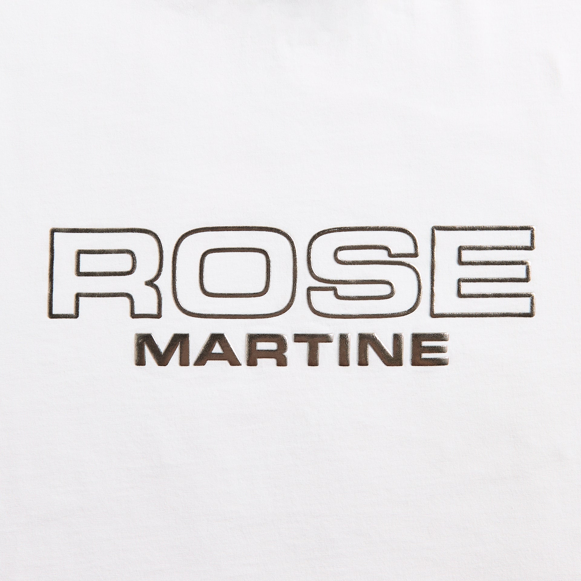 Martine Rose Classic Tee - White Rose Outline
