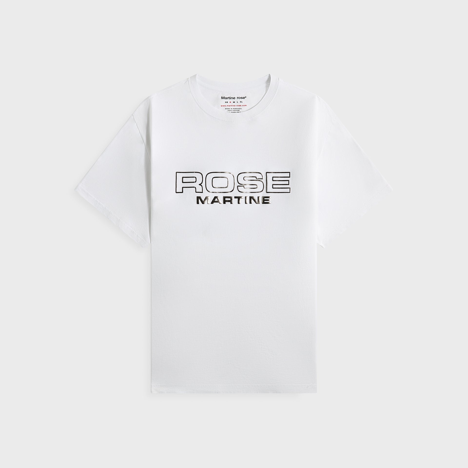 Martine Rose Classic Tee - White Rose Outline