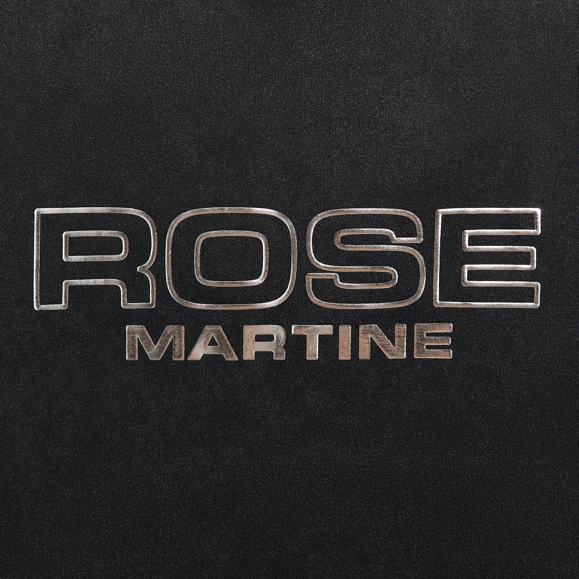 Martine Rose Classic Tee - Black Rose Outline