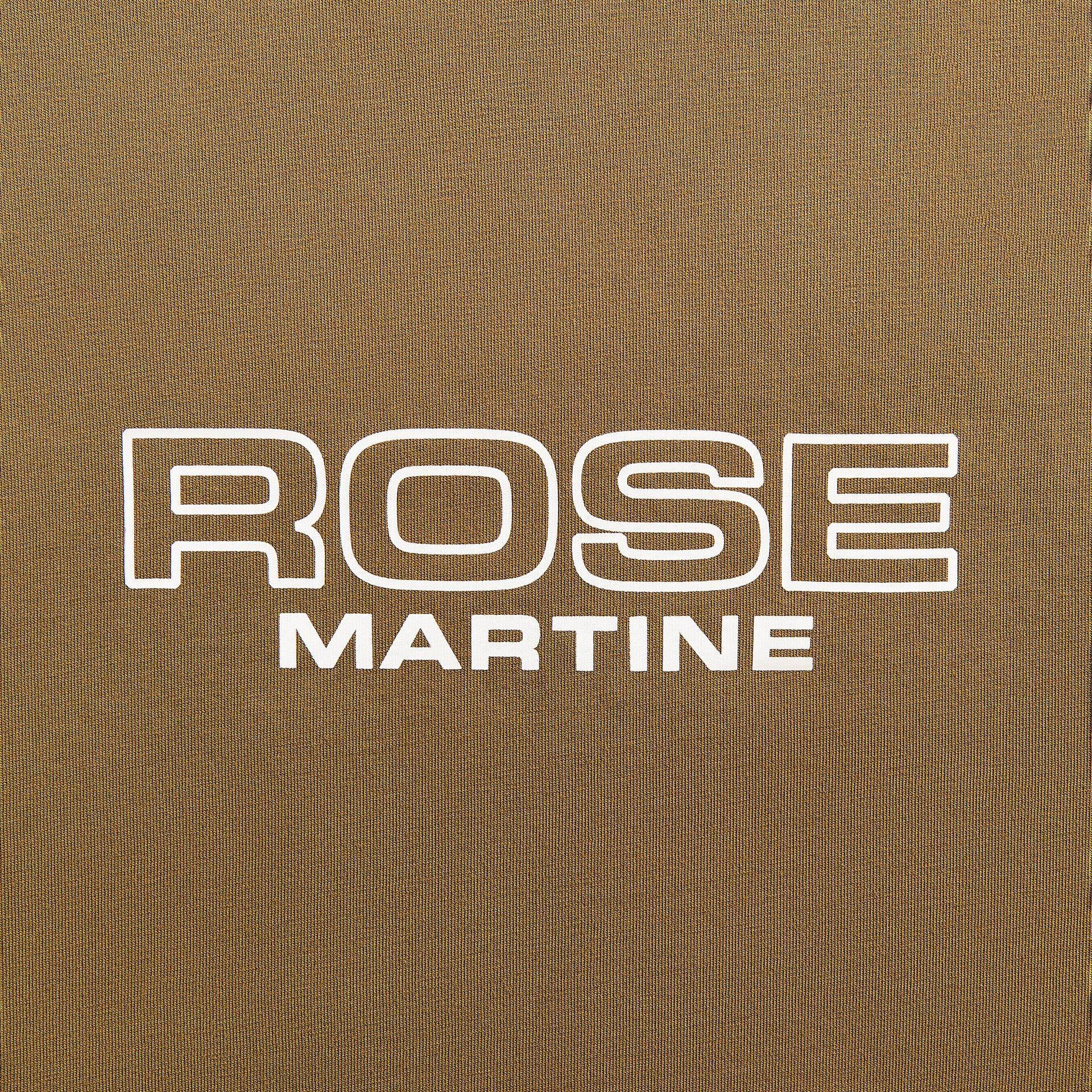 Martine Rose Oversized Panelled Tee - Olive Green