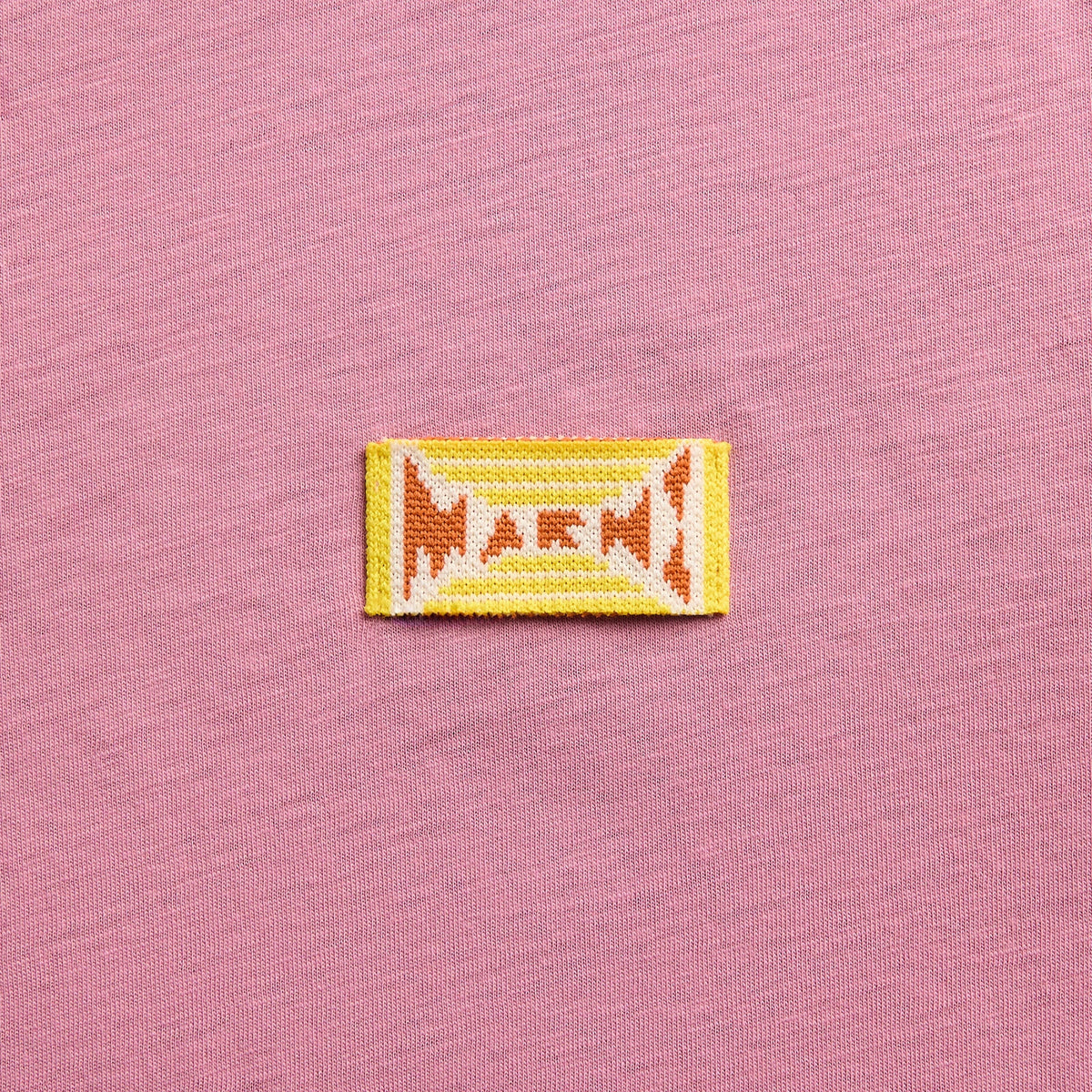 Marni Layered Cotton Tee - Pink / Mustard