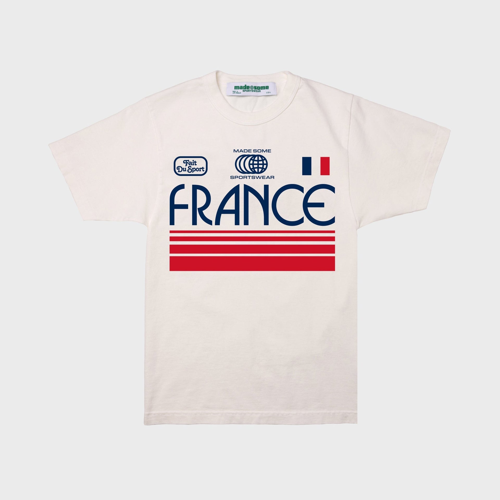 Made Some France Sportwear Tee - Off White