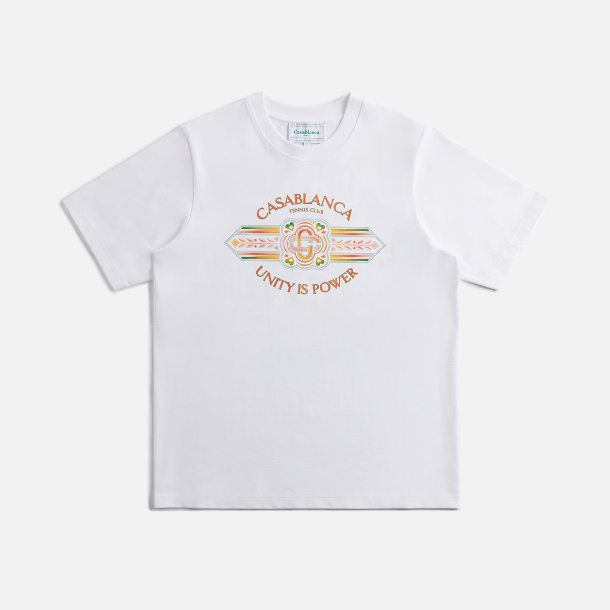 Casablanca Unity Is Power Printed Tee - White