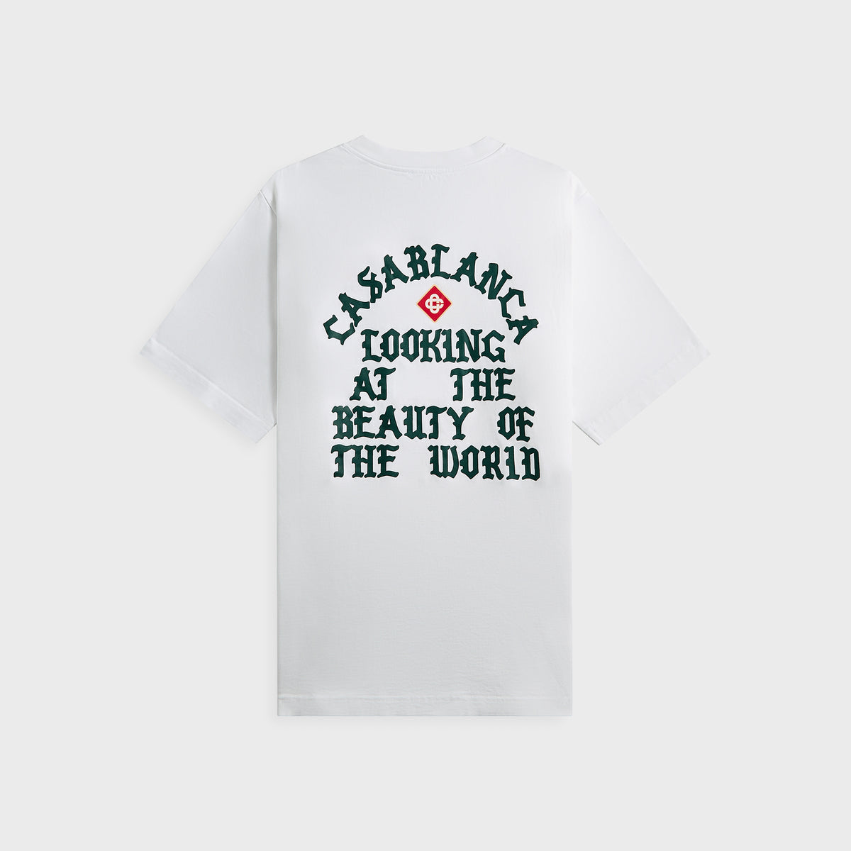Casablanca Looking At The Beauty Of The World Printed Tee - White