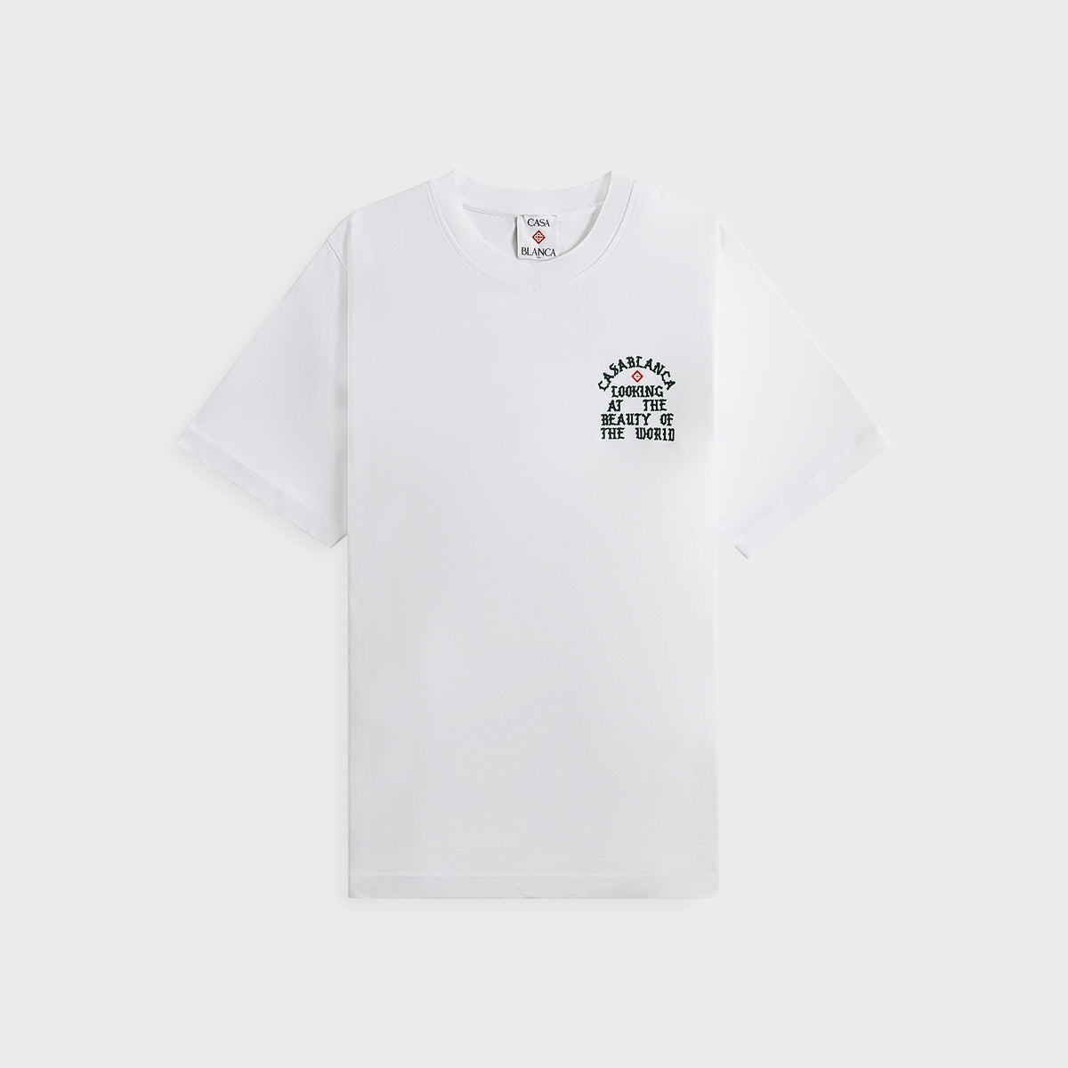 Casablanca Looking At The Beauty Of The World Printed Tee - White