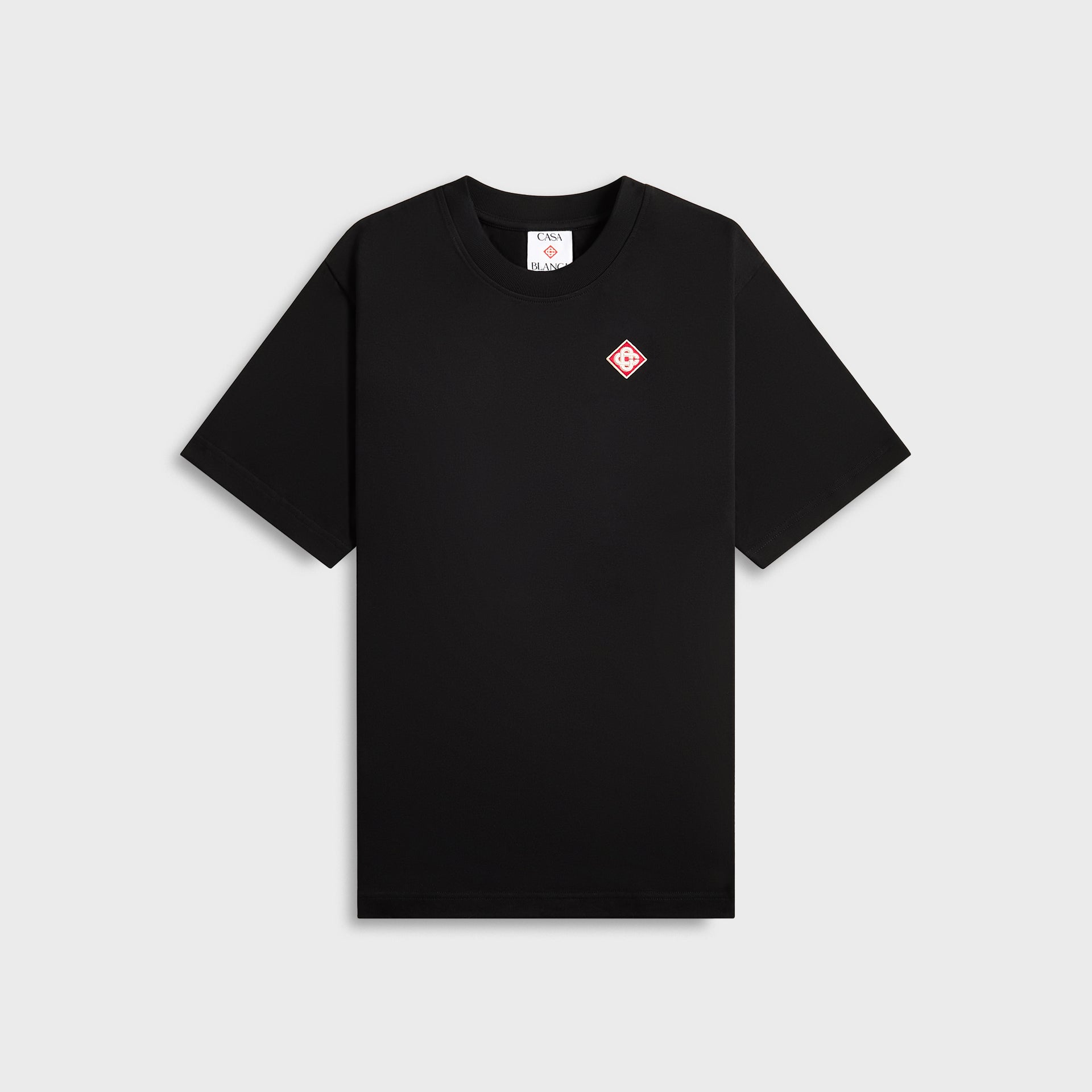 Casablanca Diamond Logo Patch Tee - Black