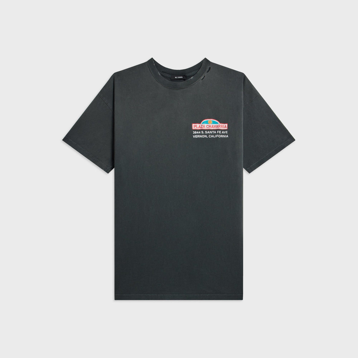 Willy Chavarria Plaza Chavarria Easy Tee - Pirate Black