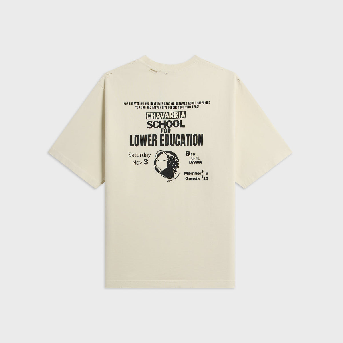 Willy Chavarria Lower Education Standard Tee - Masa
