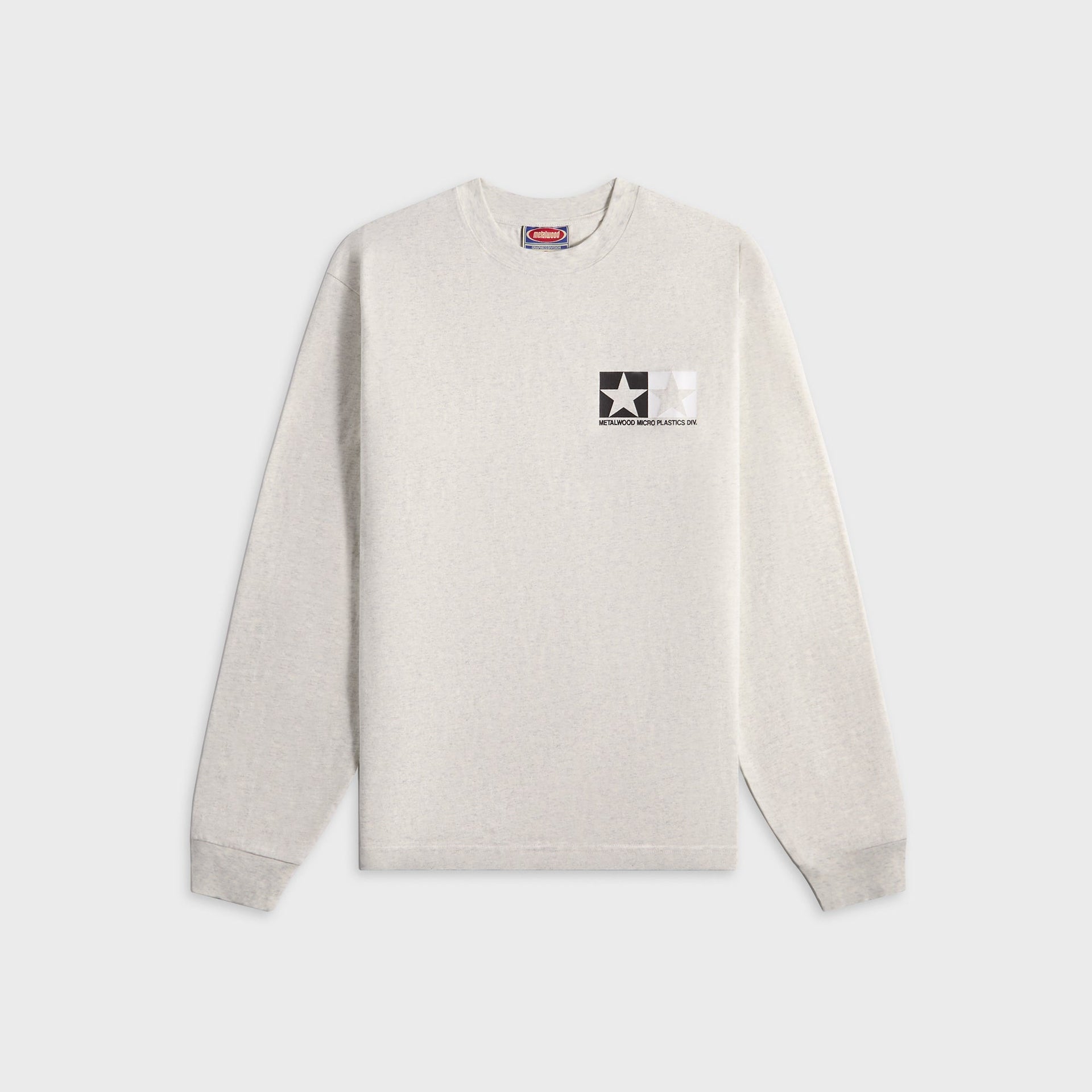 Metalwood Microplastics Long Sleeve Tee - Heather Grey