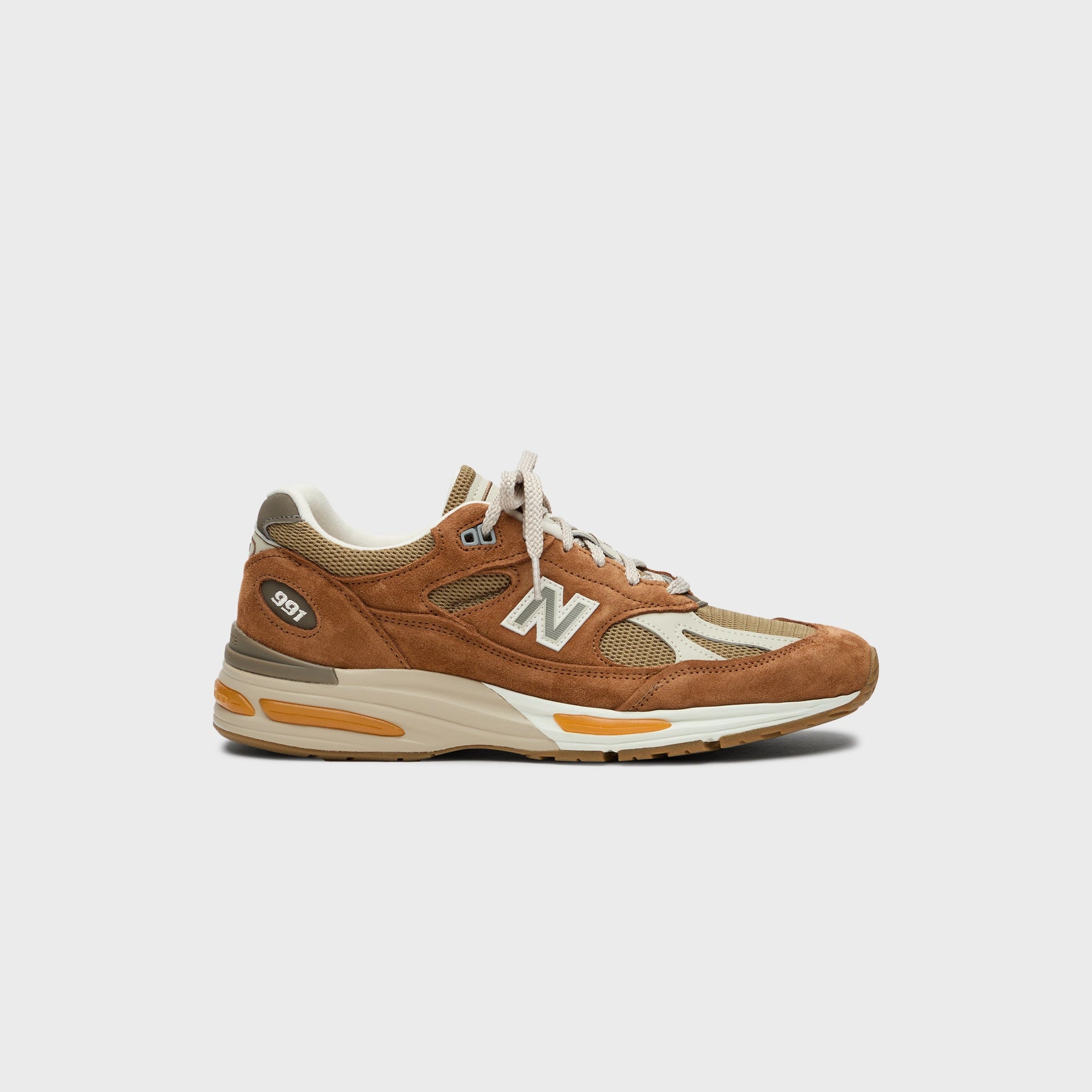 New Balance Made in UK 991v2 - Caramel Cafe / Dijon / Feature Grey