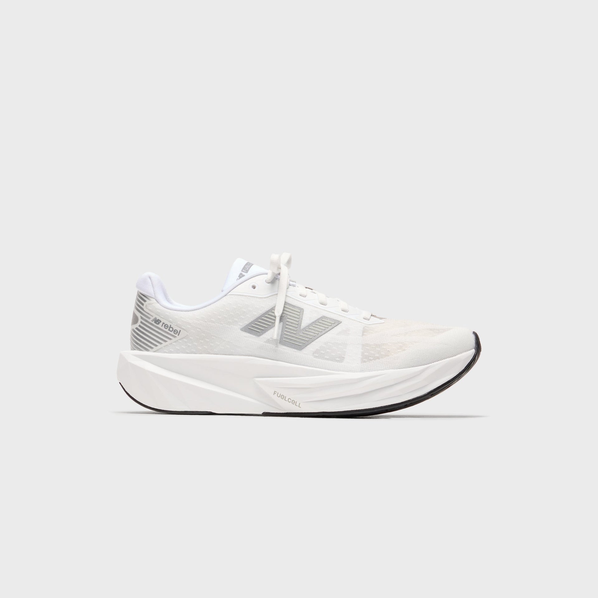 New Balance FuelCell Rebel v5 - White / Silver Metallic